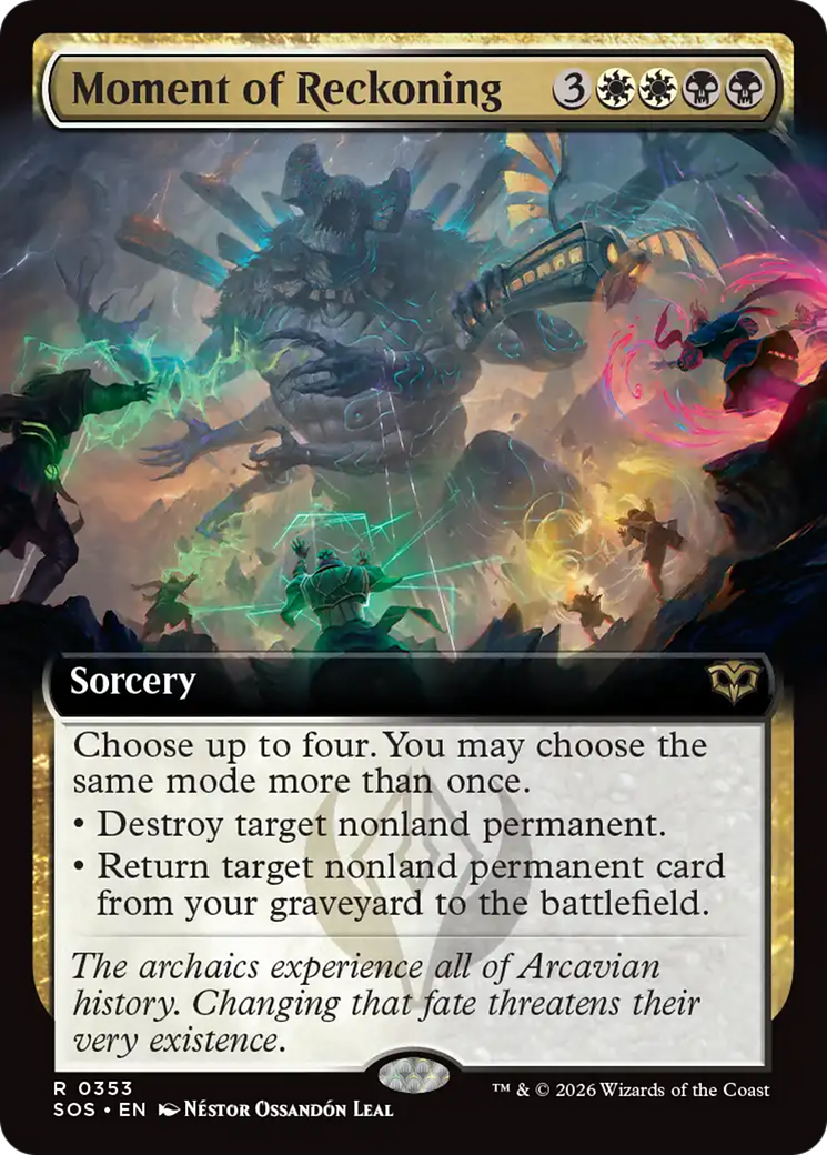 Moment of Reckoning (Extended Art) [Secrets of Strixhaven] | Shuffle n Cut Hobbies & Games