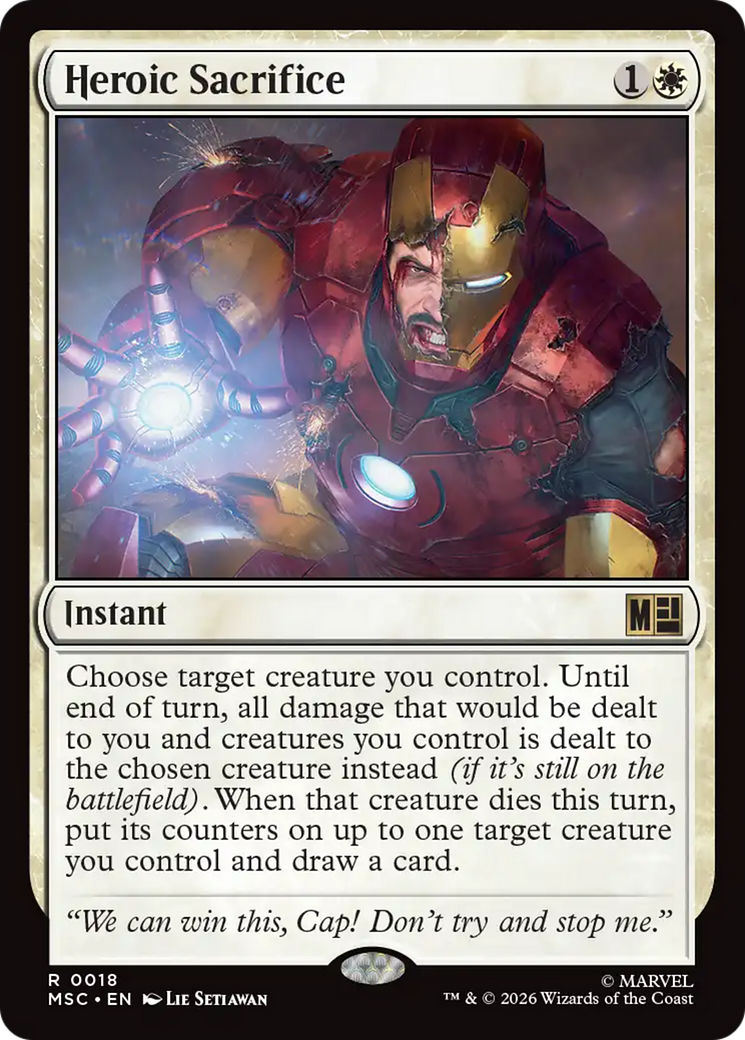 Heroic Sacrifice [Marvel Super Heroes Commander] | Shuffle n Cut Hobbies & Games