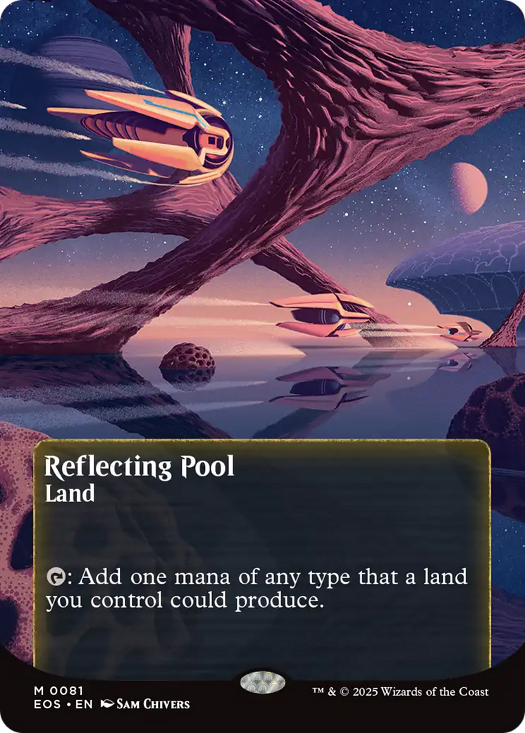 Reflecting Pool (0081) (Borderless) [Edge of Eternities: Stellar Sights] | Shuffle n Cut Hobbies & Games