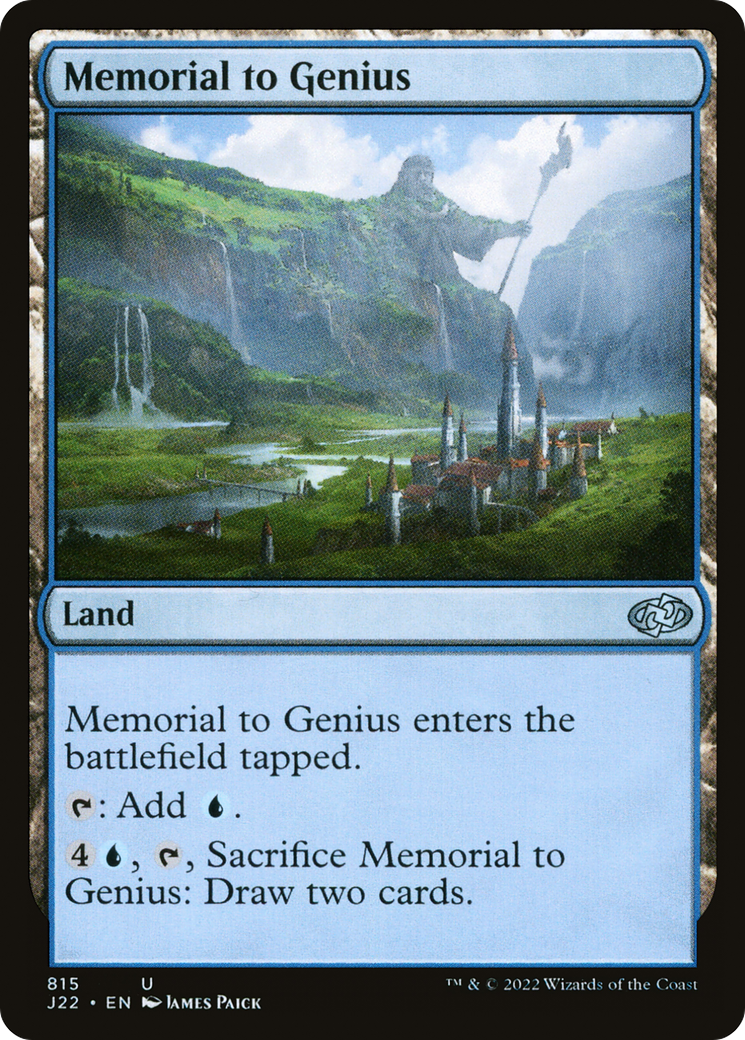 Memorial to Genius [Jumpstart 2022] | Shuffle n Cut Hobbies & Games