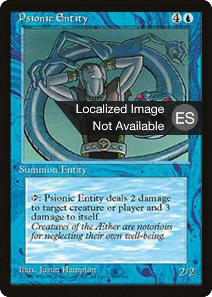 Psionic Entity [Fourth Edition Foreign Black Border] | Shuffle n Cut Hobbies & Games