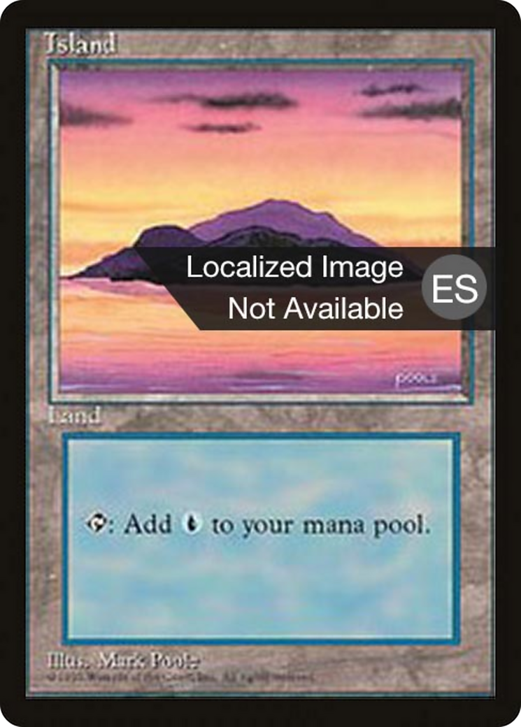Island (A) [Fourth Edition (Foreign Black Border)] | Shuffle n Cut Hobbies & Games