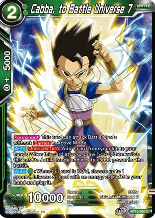 Cabba, to Battle Universe 7 (BT16-060) [Realm of the Gods] | Shuffle n Cut Hobbies & Games