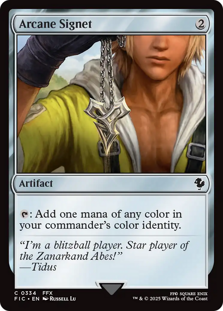 Arcane Signet (0334) [FINAL FANTASY Commander] | Shuffle n Cut Hobbies & Games