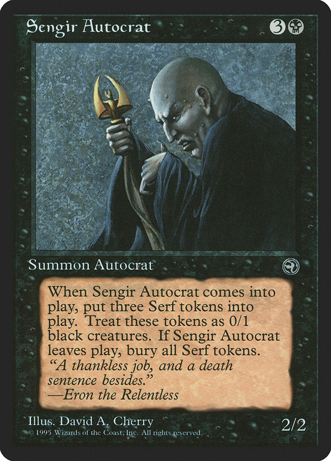 Sengir Autocrat [Homelands] | Shuffle n Cut Hobbies & Games