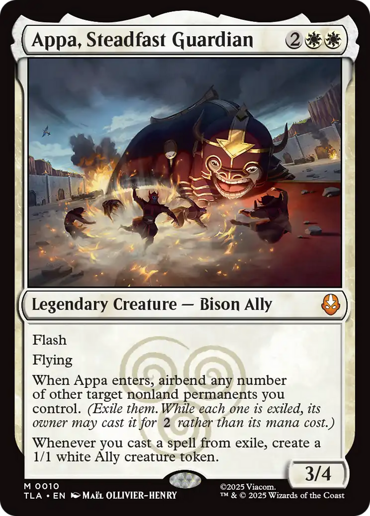 Appa, Steadfast Guardian [Avatar: The Last Airbender] | Shuffle n Cut Hobbies & Games