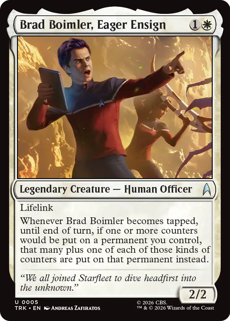 Brad Boimler, Eager Ensign [Star Trek] | Shuffle n Cut Hobbies & Games