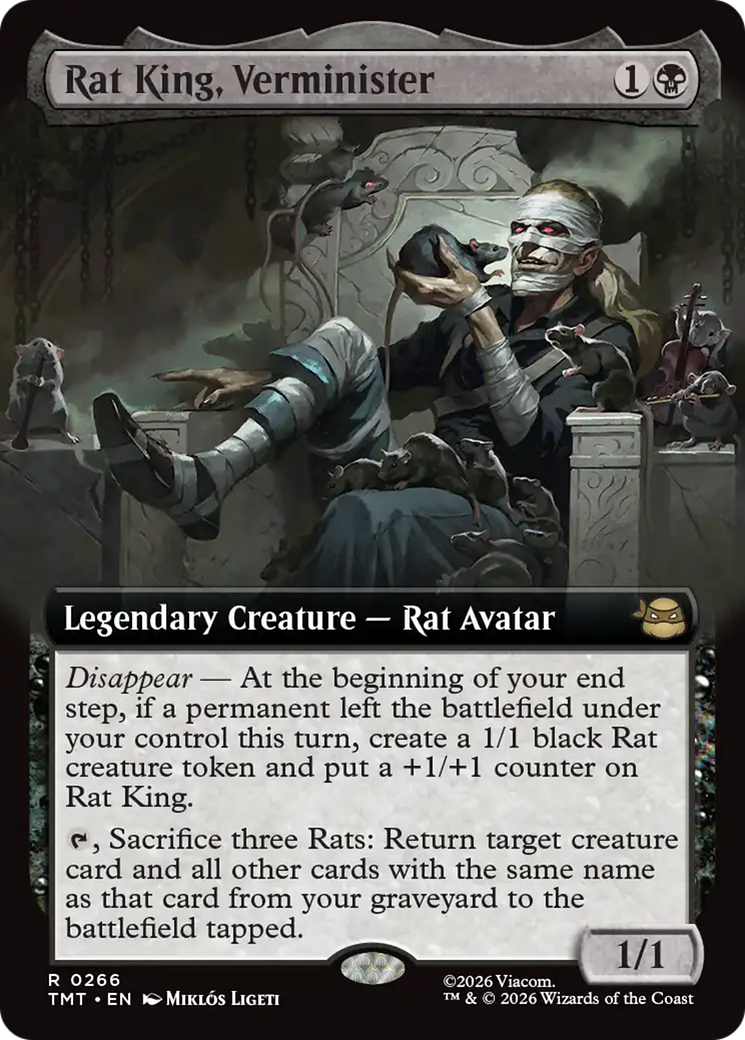 Rat King, Verminister (Extended Art) [Teenage Mutant Ninja Turtles] | Shuffle n Cut Hobbies & Games