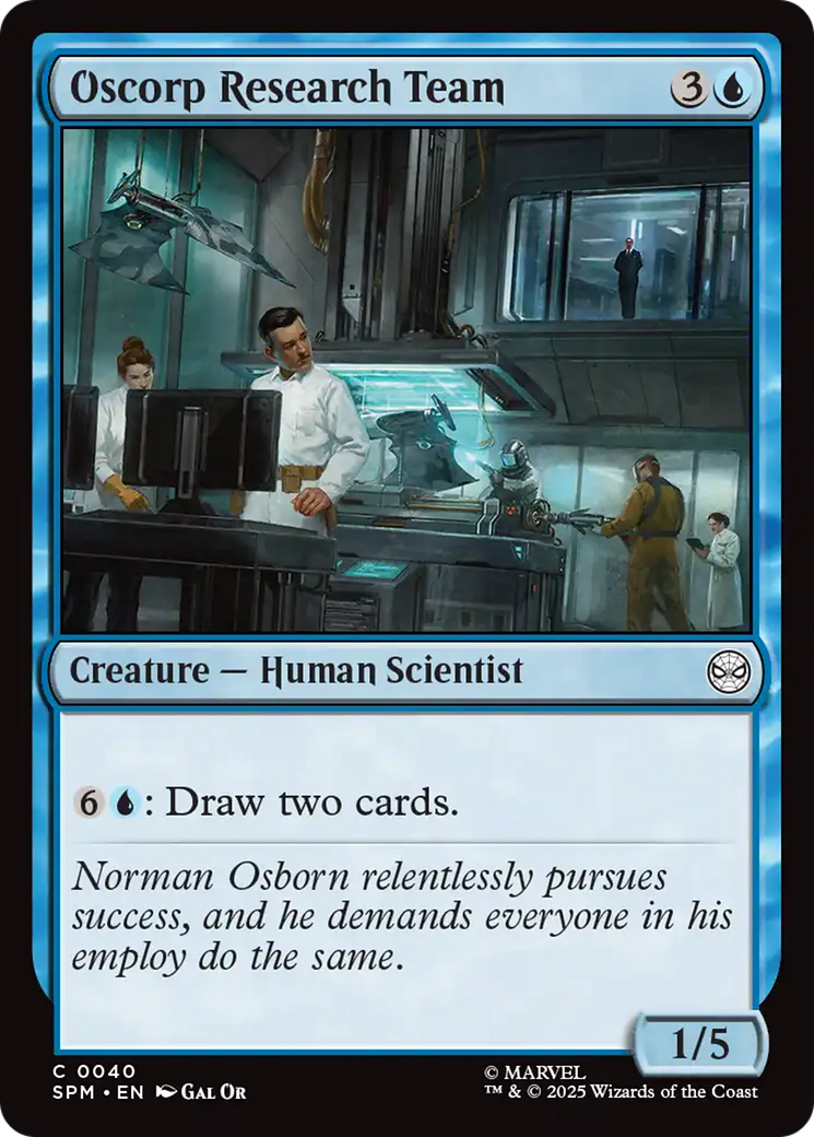 Oscorp Research Team [Marvel's Spider-Man] | Shuffle n Cut Hobbies & Games
