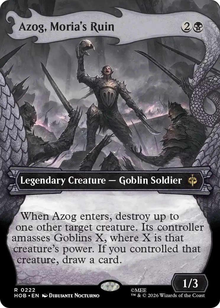 Azog, Moria's Ruin (Showcase) [The Hobbit] | Shuffle n Cut Hobbies & Games