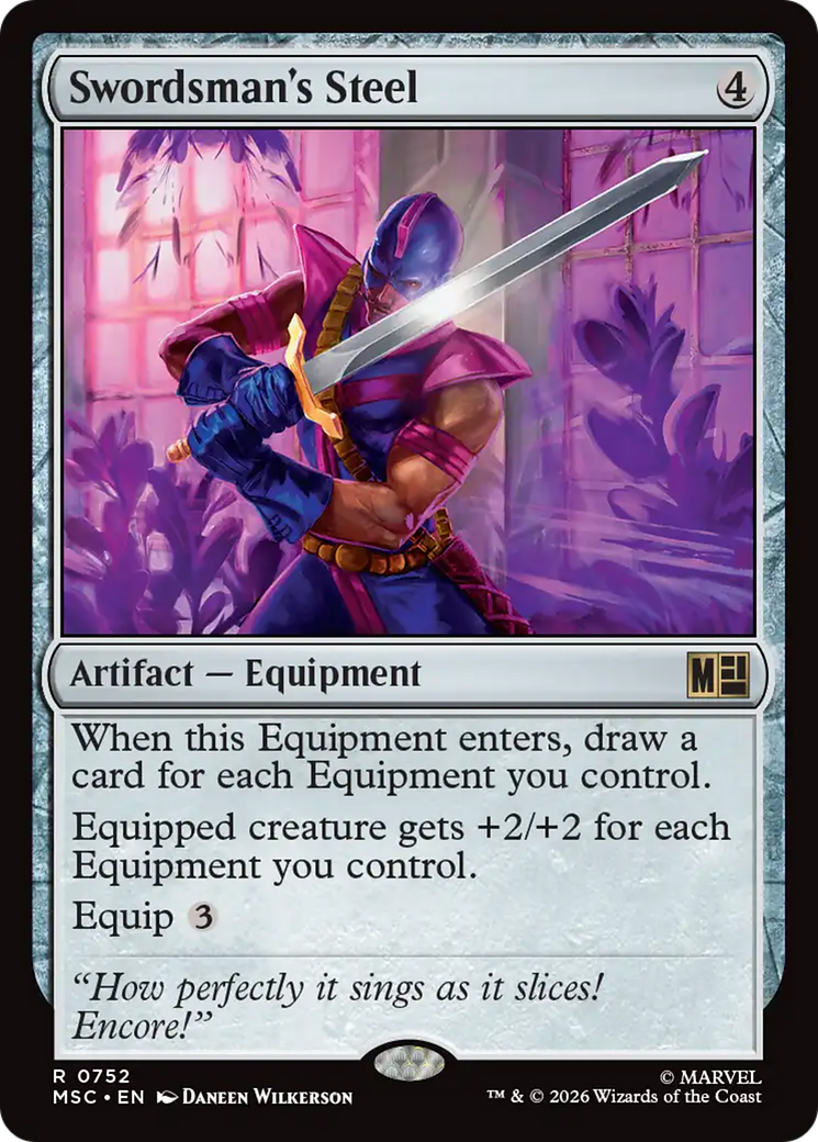 Swordsman's Steel [Marvel Super Heroes Commander] | Shuffle n Cut Hobbies & Games