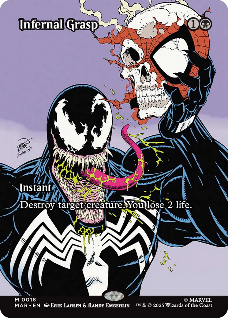 Infernal Grasp (Borderless) [Marvel's Spider-Man: Eternal-Legal] | Shuffle n Cut Hobbies & Games