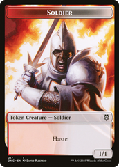 Copy // Soldier Double-Sided Token (Surge Foil) [Marvel Super Heroes Commander Tokens] | Shuffle n Cut Hobbies & Games