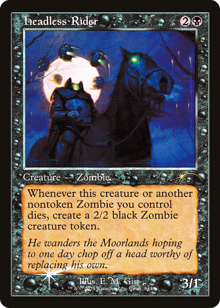 Headless Rider (Retro Frame) [Secret Lair Drop Series] | Shuffle n Cut Hobbies & Games