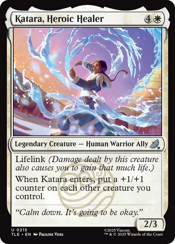 Katara, Heroic Healer [Avatar: The Last Airbender: Eternal-Legal] | Shuffle n Cut Hobbies & Games