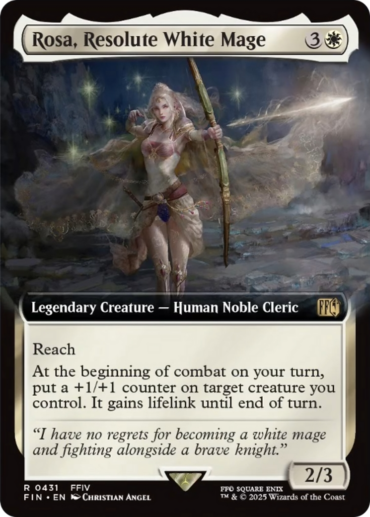 Rosa, Resolute White Mage (Extended Art) [FINAL FANTASY] | Shuffle n Cut Hobbies & Games