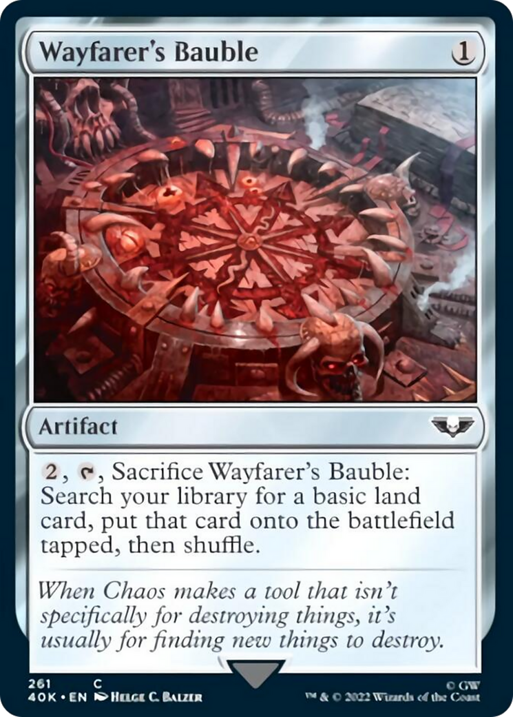 Wayfarer's Bauble (261) (Surge Foil) [Warhammer 40,000] | Shuffle n Cut Hobbies & Games