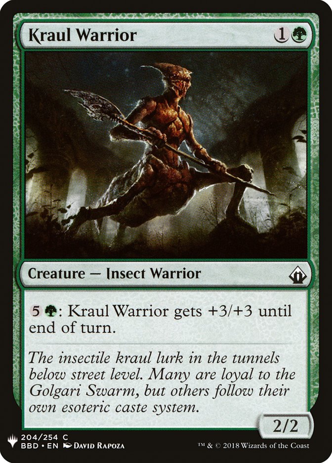 Kraul Warrior [Mystery Booster] | Shuffle n Cut Hobbies & Games