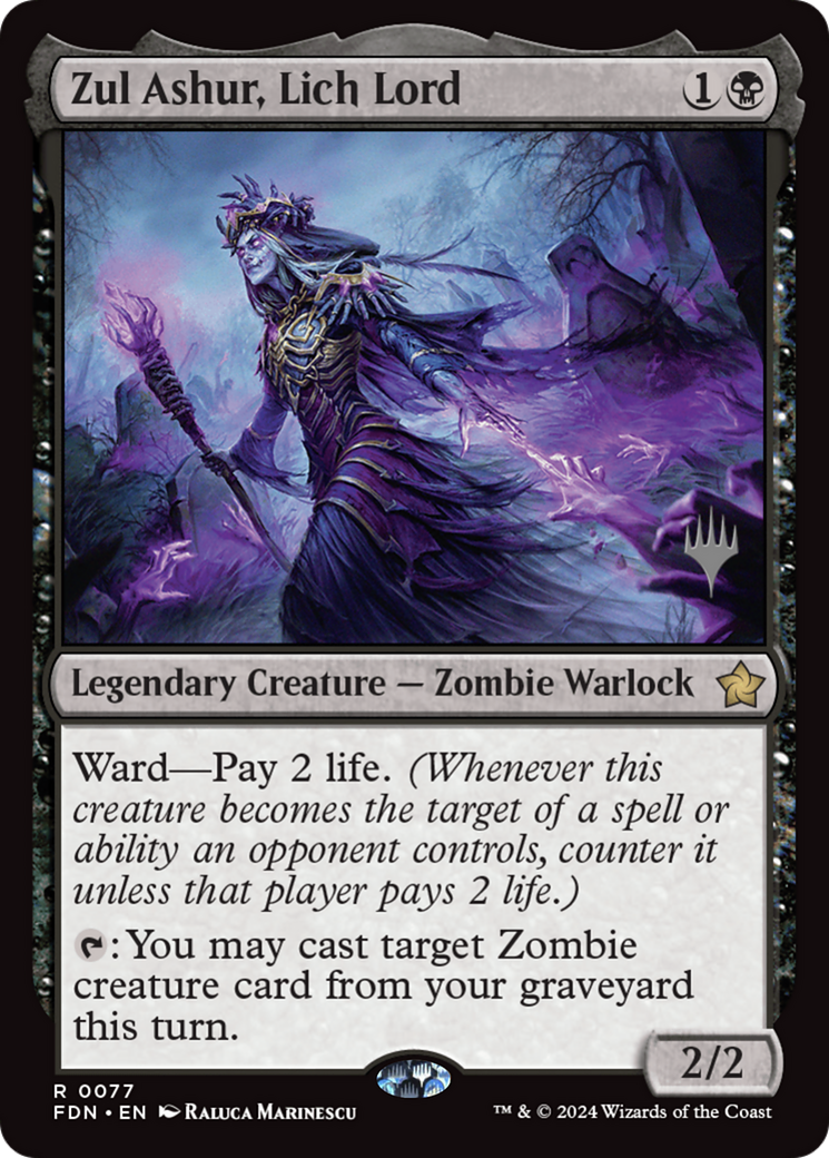 Zul Ashur, Lich Lord [Lorwyn Eclipsed Promos] | Shuffle n Cut Hobbies & Games