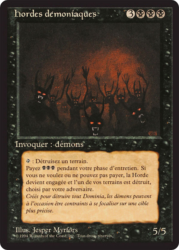 Demonic Hordes [Foreign Black Border] | Shuffle n Cut Hobbies & Games