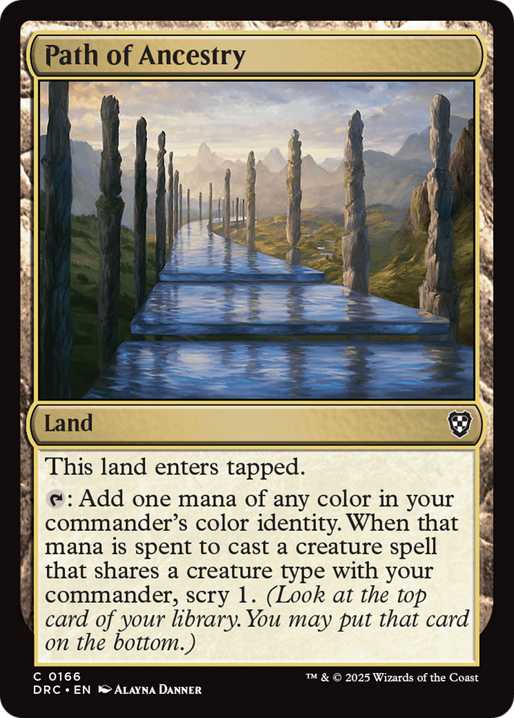 Path of Ancestry (0166) [Aetherdrift Commander] | Shuffle n Cut Hobbies & Games