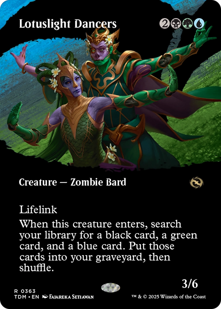 Lotuslight Dancers (Borderless) [Tarkir: Dragonstorm] | Shuffle n Cut Hobbies & Games