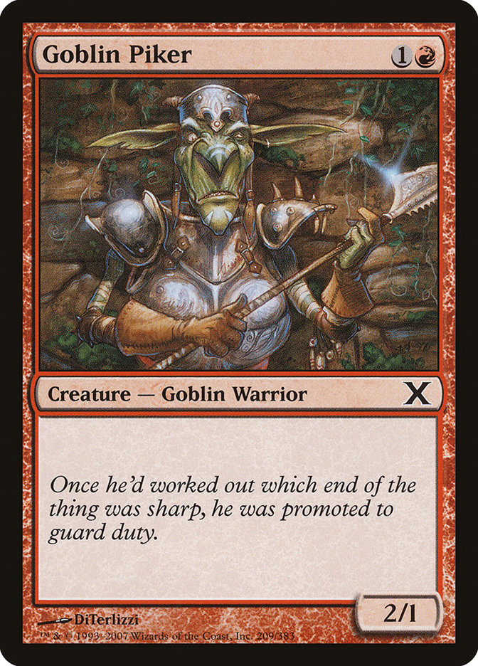 Goblin Piker [Tenth Edition] | Shuffle n Cut Hobbies & Games