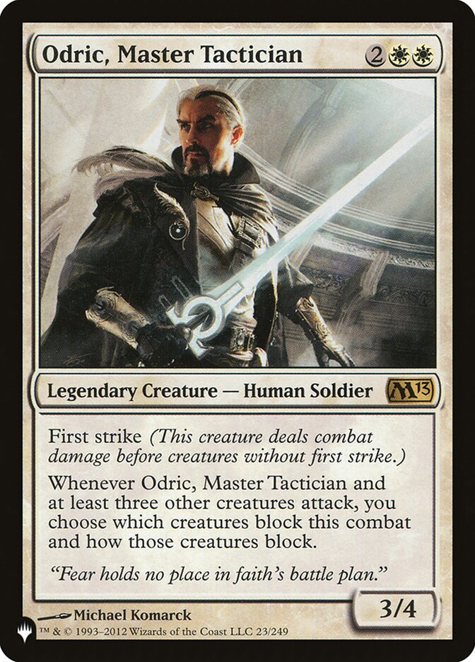 Odric, Master Tactician [The List] | Shuffle n Cut Hobbies & Games