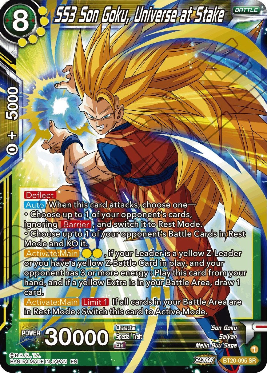SS3 Son Goku, Universe at Stake (BT20-095) [Power Absorbed] | Shuffle n Cut Hobbies & Games