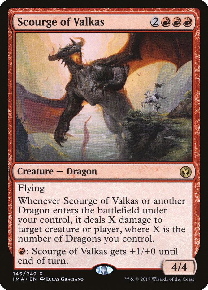 Scourge of Valkas [Iconic Masters] | Shuffle n Cut Hobbies & Games