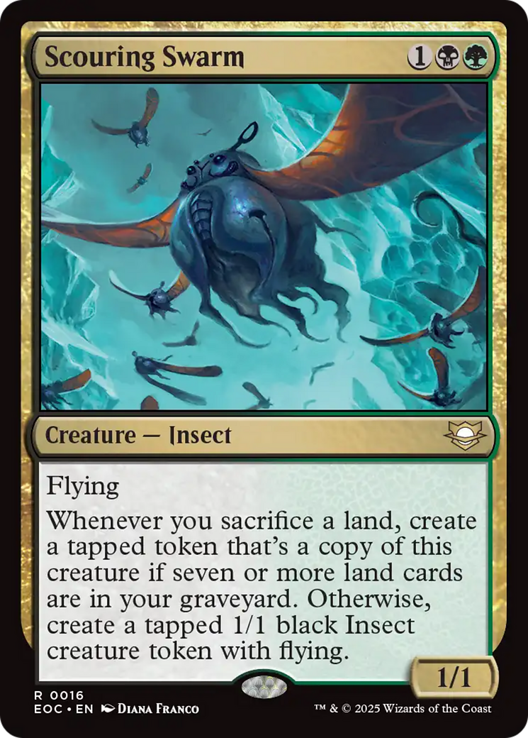 Scouring Swarm [Edge of Eternities Commander] | Shuffle n Cut Hobbies & Games
