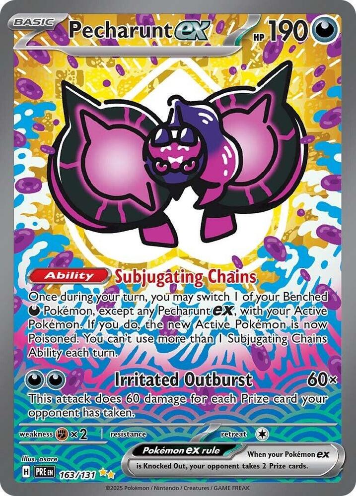Pecharunt ex (163/131) [Scarlet & Violet: Prismatic Evolutions] | Shuffle n Cut Hobbies & Games