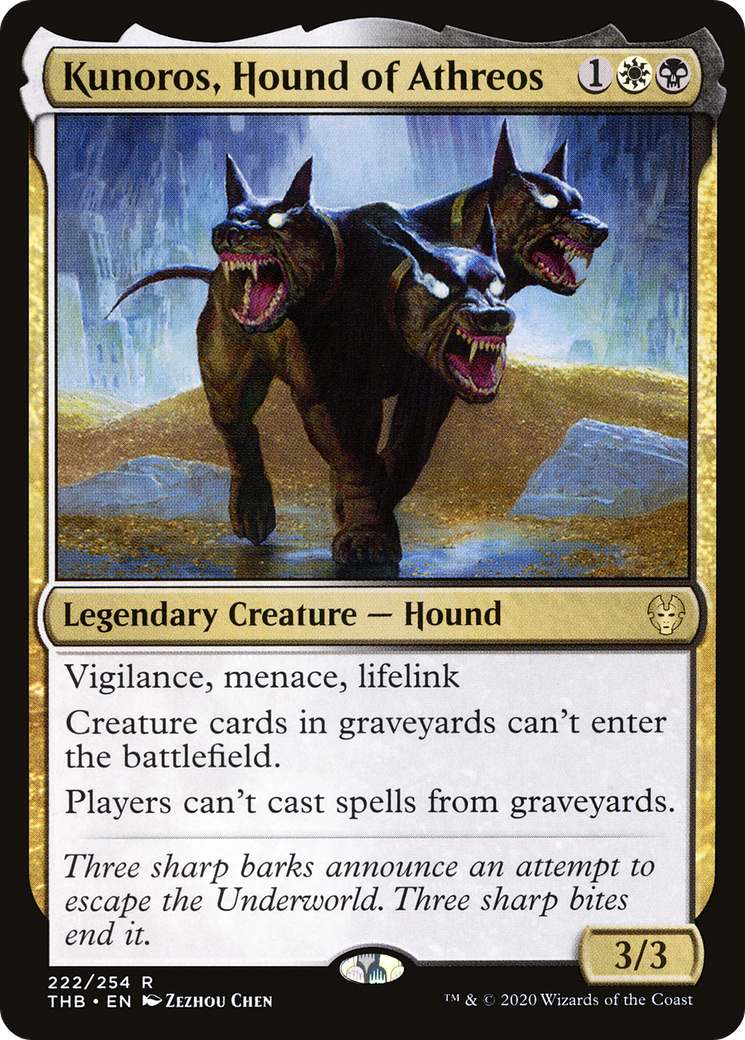 Kunoros, Hound of Athreos (JAP) [Theros Beyond Death] | Shuffle n Cut Hobbies & Games
