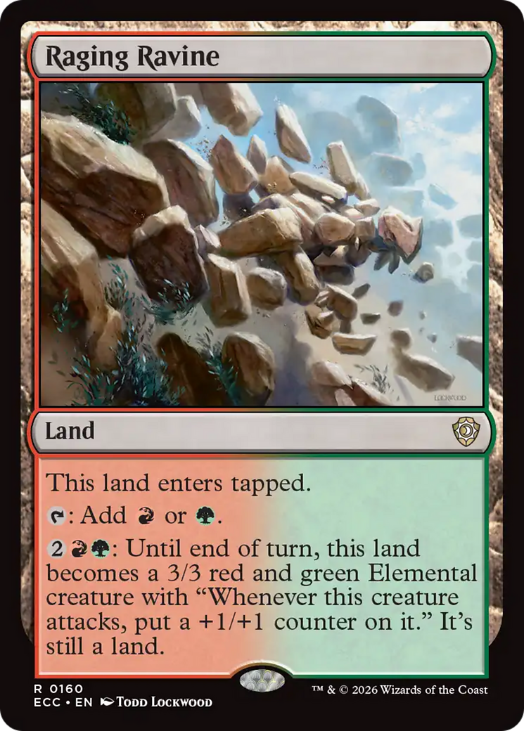 Raging Ravine [Lorwyn Eclipsed Commander] | Shuffle n Cut Hobbies & Games