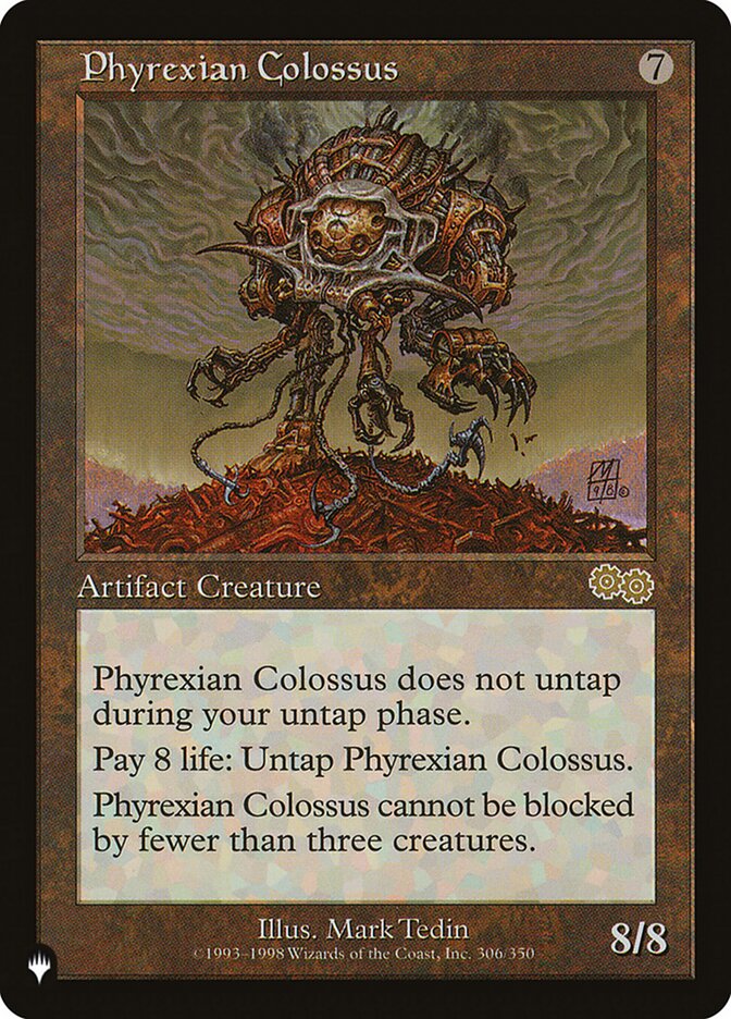 Phyrexian Colossus [The List] | Shuffle n Cut Hobbies & Games