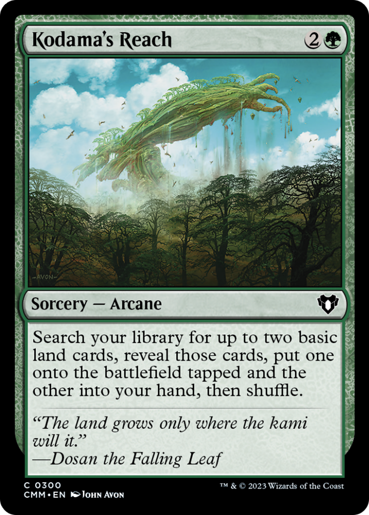 Kodama's Reach [Commander Masters] | Shuffle n Cut Hobbies & Games
