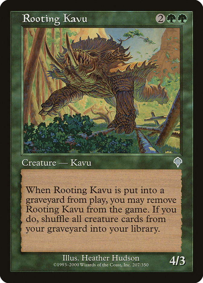 Rooting Kavu [Invasion] | Shuffle n Cut Hobbies & Games