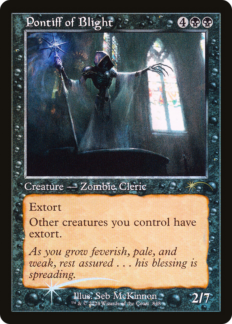 Pontiff of Blight (Retro Frame) [Secret Lair Drop Series] | Shuffle n Cut Hobbies & Games