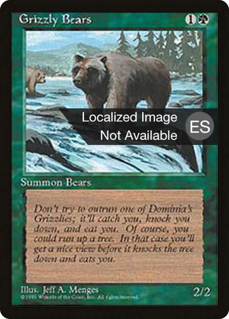 Grizzly Bears [Fourth Edition Foreign Black Border] | Shuffle n Cut Hobbies & Games
