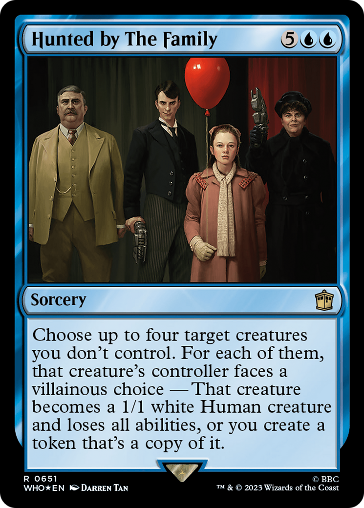 Hunted by The Family (Surge Foil) [Doctor Who] | Shuffle n Cut Hobbies & Games