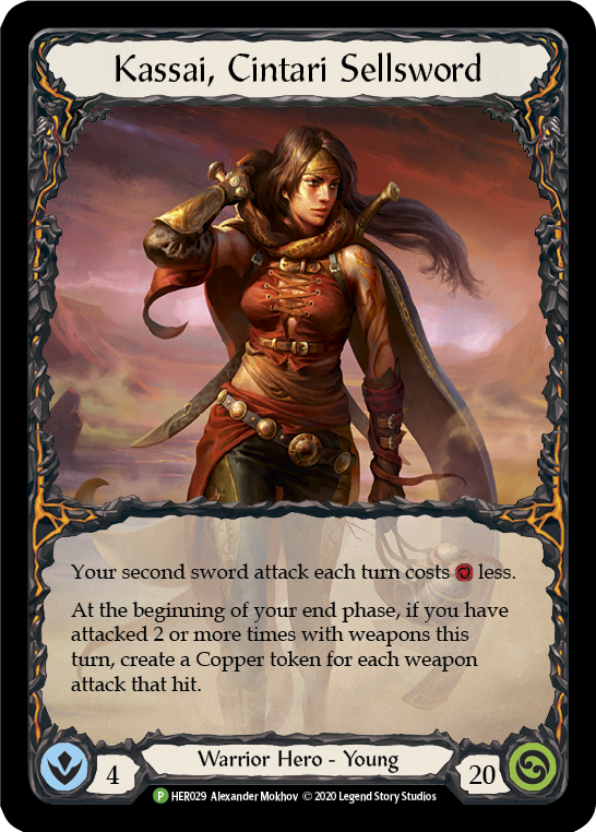 Kassai, Cintari Sellsword [HER029] (Promo)  Cold Foil | Shuffle n Cut Hobbies & Games