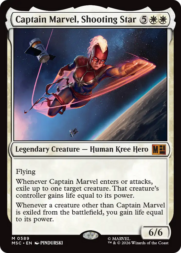 Captain Marvel, Shooting Star [Marvel Super Heroes Commander] | Shuffle n Cut Hobbies & Games