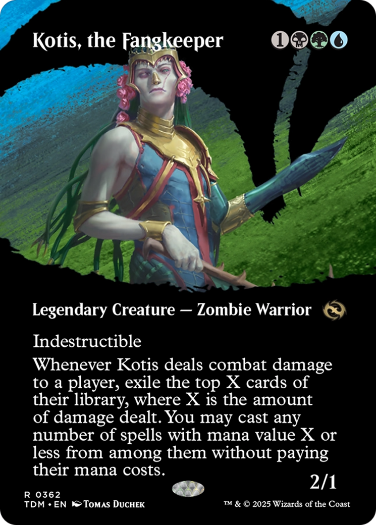 Kotis, the Fangkeeper (Borderless) [Tarkir: Dragonstorm] | Shuffle n Cut Hobbies & Games