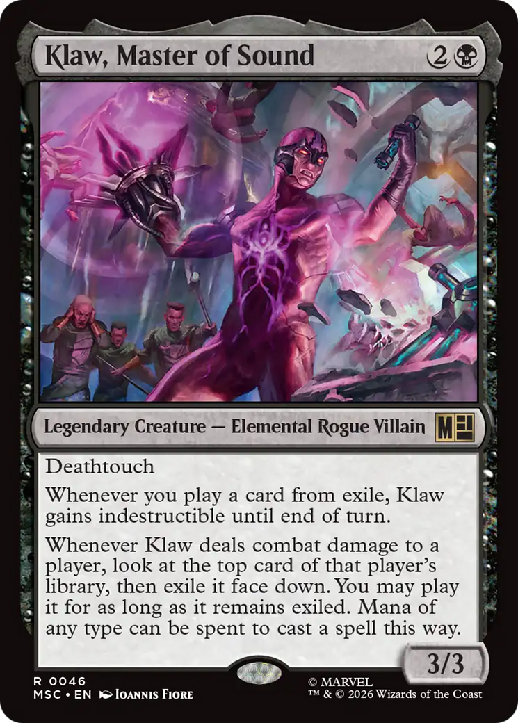 Klaw, Master of Sound [Marvel Super Heroes Commander] | Shuffle n Cut Hobbies & Games