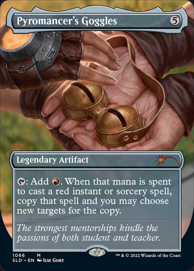 Pyromancer's Goggles (Borderless) [Secret Lair Drop Series] | Shuffle n Cut Hobbies & Games