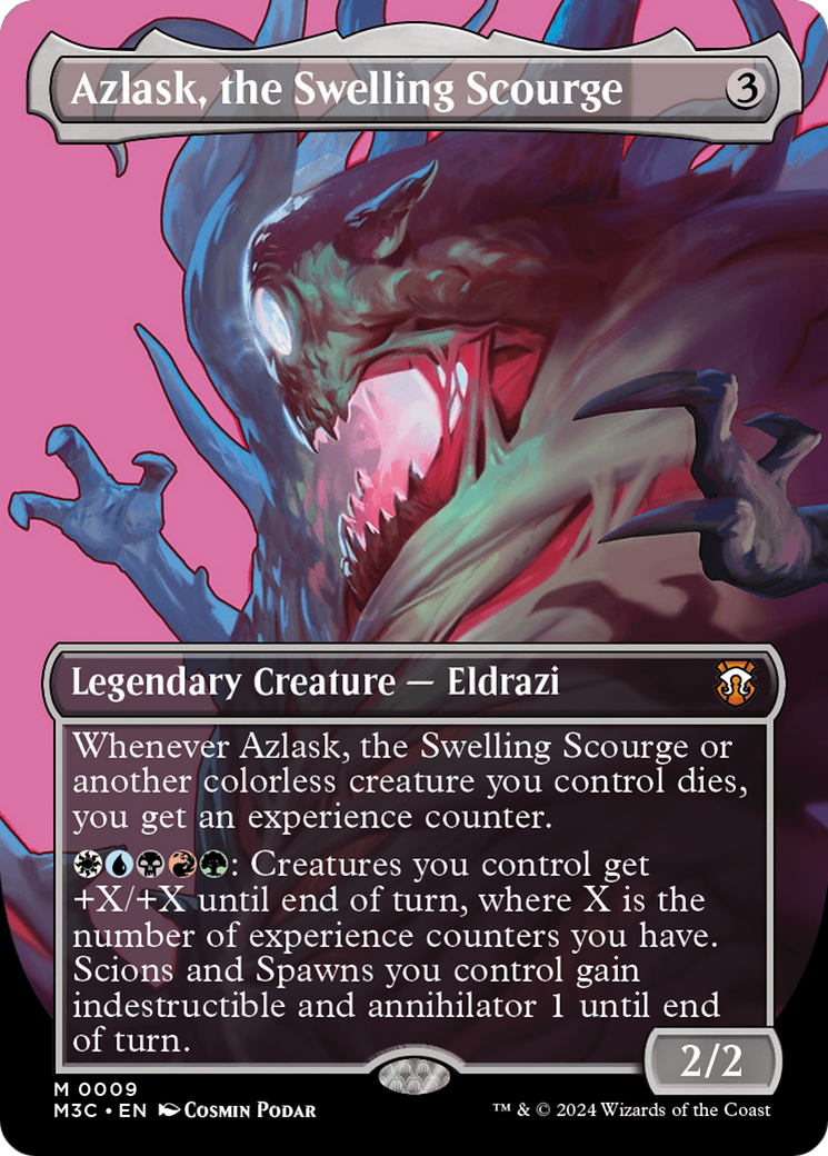 Azlask, the Swelling Scourge (Borderless) [Modern Horizons 3 Commander] | Shuffle n Cut Hobbies & Games