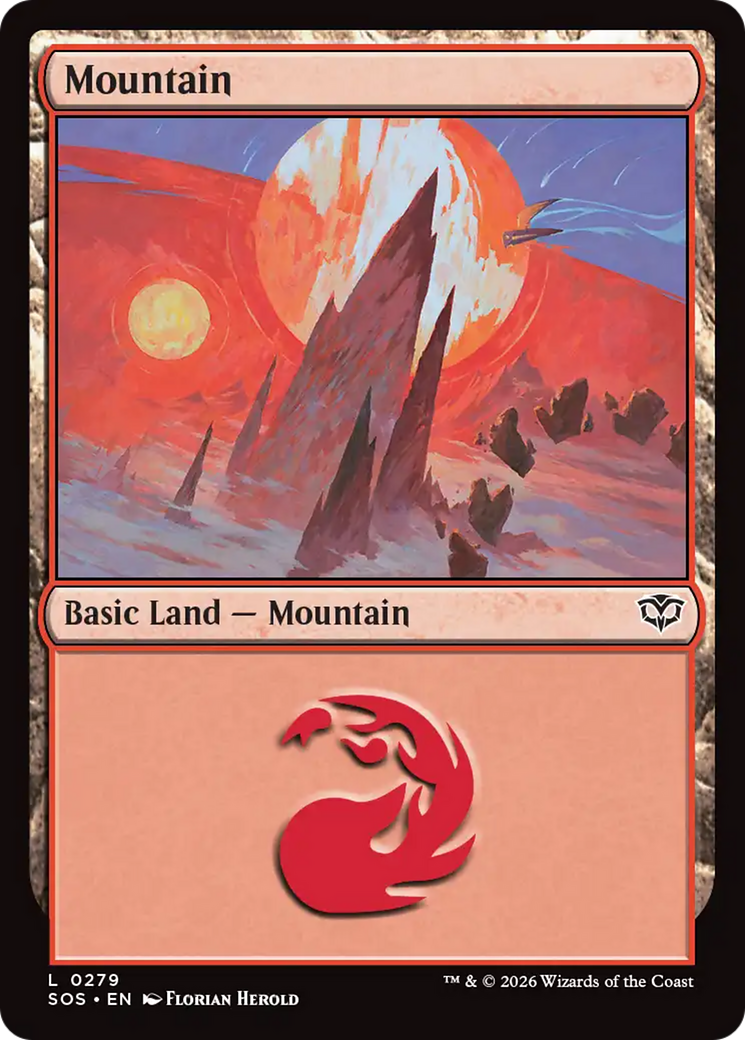 Mountain (0279) [Secrets of Strixhaven] | Shuffle n Cut Hobbies & Games