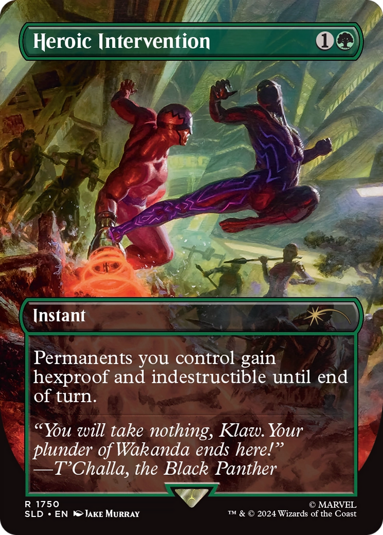 Heroic Intervention (Rainbow Foil) [Secret Lair Drop Series] | Shuffle n Cut Hobbies & Games
