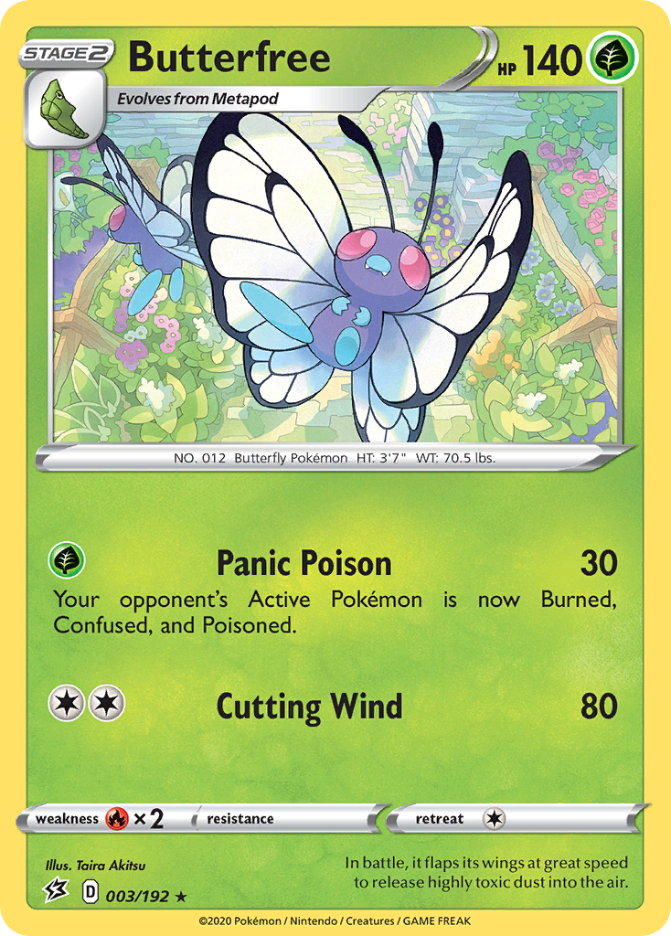Butterfree (003/192) [Sword & Shield: Rebel Clash] | Shuffle n Cut Hobbies & Games
