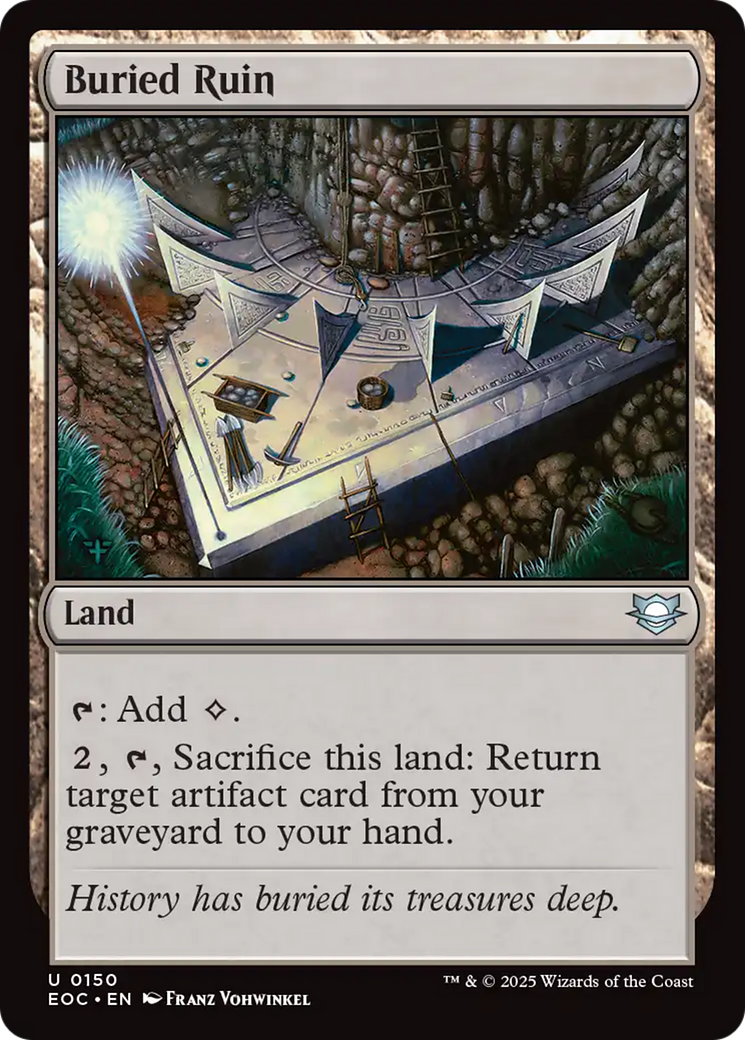 Buried Ruin [Edge of Eternities Commander] | Shuffle n Cut Hobbies & Games